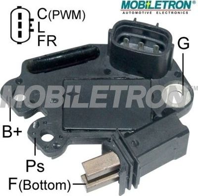 Реле-регулятор напряжения генератора Mobiletron. Артикул VR-V7052