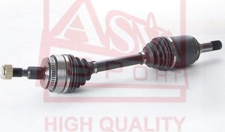 Полуось (привод в сборе, приводной вал) Asva. Артикул ME-163DRV