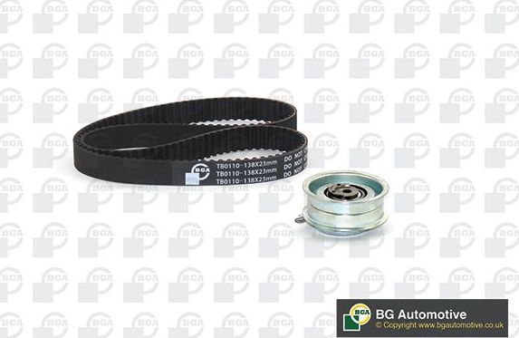 Ремень ГРМ с роликами (комплект) BGA для Volkswagen Sharan I 1995-2010. Артикул TB0110K