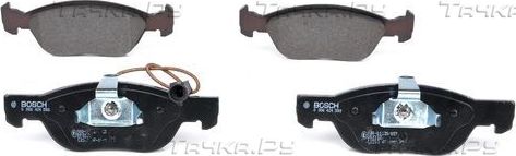 Тормозные колодки Bosch (Low-Metallic) передние для Fiat Brava 1996-1999. Артикул 0 986 424 593