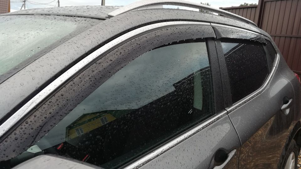 Дефлекторы Cobra Tuning для окон Nissan Qashqai II 2014-2026. Артикул N14614