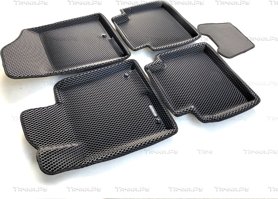 Коврики Euromat 3D EVA для салона Hyundai Sonata VI рестайлинг 2017-2019. Артикул EM3DEVA-002929