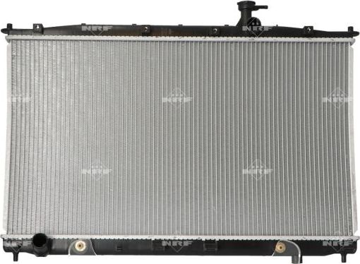 Радиатор охлаждения двигателя NRF (алюминий). Артикул 53943
