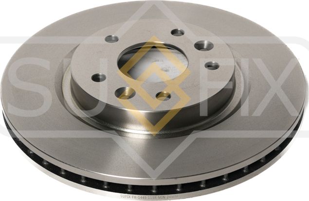 Диск тормозной передний (296x26) (Sufix). Артикул FX1449