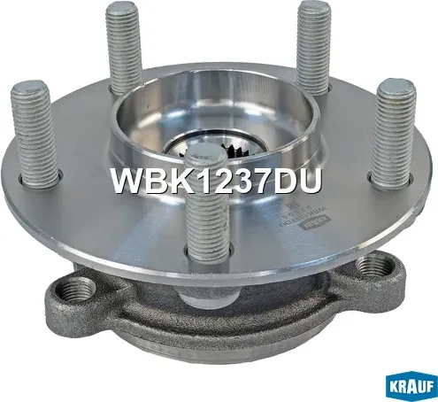 Ступица колеса с подшипником в сборе и монтажный к Krauf. Артикул WBK1237DU