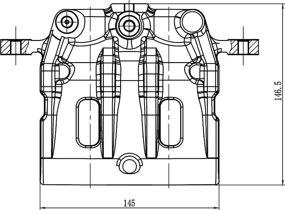 Тормозной суппорт Trialli. Артикул CF 206102