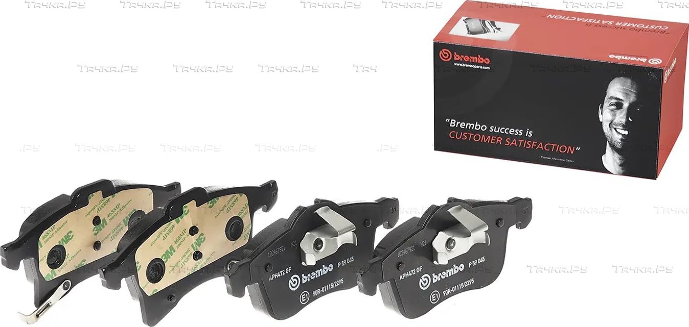 Тормозные колодки Brembo PRIME LINE передние для Opel Astra H 2004-2014. Артикул P 59 045