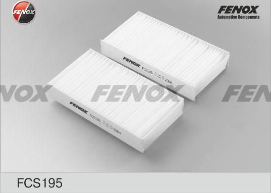 Салонный фильтр Fenox. Артикул FCS195