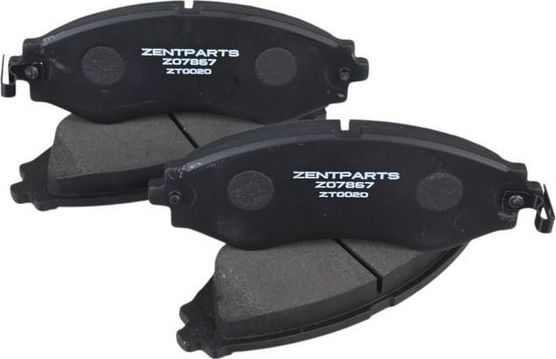 Тормозные колодки Zentparts. Артикул Z07867