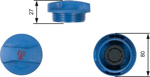 КРЫШКА ДЛЯ РАДИАТОРА Gates. Артикул RC211