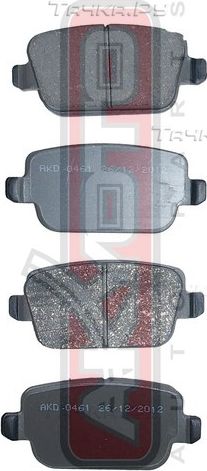 Тормозные колодки Akyoto Packing AKYOTO задние для Ford Focus II 2005-2012. Артикул AKD-0461