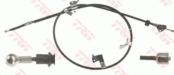 Трос ручника (тросик ручного тормоза) TRW. Артикул GCH477