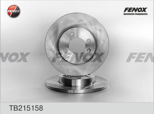 Тормозной диск Fenox передний для Chery Bonus 3 (E3/A19) 2013-2017. Артикул TB215158
