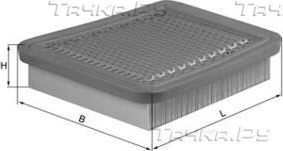 Воздушный фильтр Mahle для Mazda Xedos 6 1992-1999. Артикул LX 543