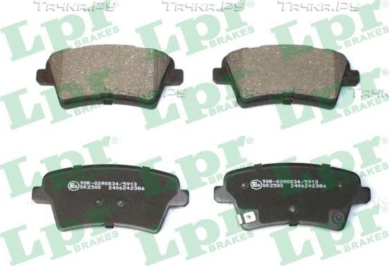 Тормозные колодки LPR. Артикул 05P2386