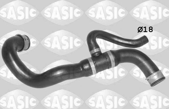 Патрубок радиатора (системы охлаждения) Sasic нижний для Mercedes-Benz E-Класс III (W211, S211) 2005-2009. Артикул 3406464