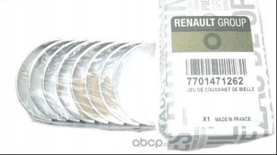 Вкладыши шатунные Renault. Артикул 7701471262