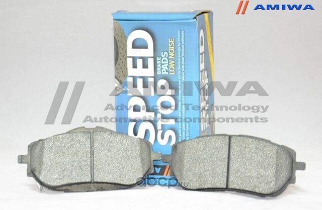 КОЛОДКИ ТОРМОЗНЫЕ ДИСКОВЫЕ ПЕРЕДНИЕ SPEED STOP (Amiwa). Артикул CD01712
