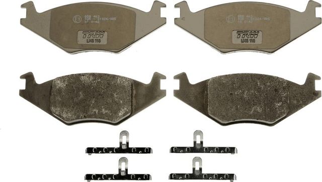 Тормозные колодки TRW COTEC передние для Volkswagen Jetta II 1984-1991. Артикул GDB463