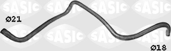 Патрубок радиатора (системы охлаждения) Sasic. Артикул SWH0520