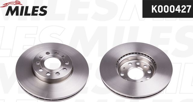 Тормозной диск Miles передний для Skoda Yeti I 2009-2017. Артикул K000427