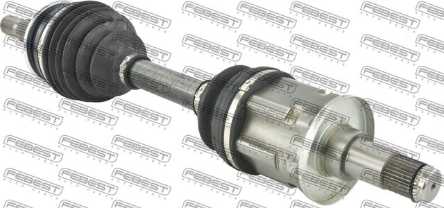 Полуось (привод в сборе, приводной вал) Febest передняя правая/левая для Toyota Fortuner II 2015-2026. Артикул 0114-GUN126