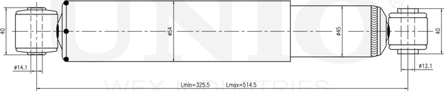 Амортизатор подвески (Unio). Артикул SAB-20016