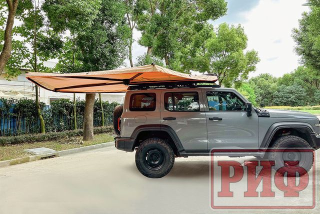 Маркиза автомобильная РИФ веерная 2,5х2,5 м (правая). Артикул RIFAWF062520602W