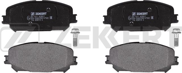 Тормозные колодки Zekkert передние для Renault Grand Scenic IV 2017-2026. Артикул BS-1311