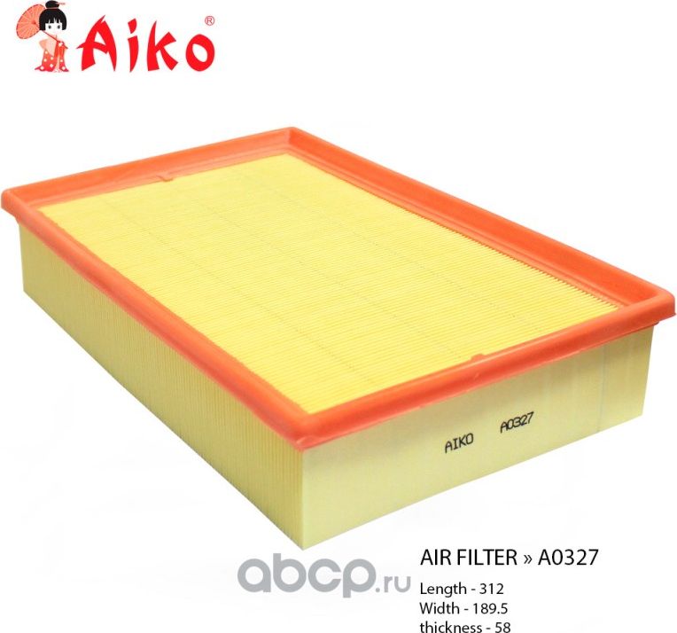 Фильтр воздушный VOLKSWAGEN Transporter (2003-) (Aiko). Артикул A0327