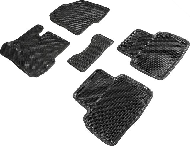 Коврики Seintex 3D EVA ромб для салона Hyundai ix35 I 2010-2015 ЧЕРНЫЕ. Артикул 95285