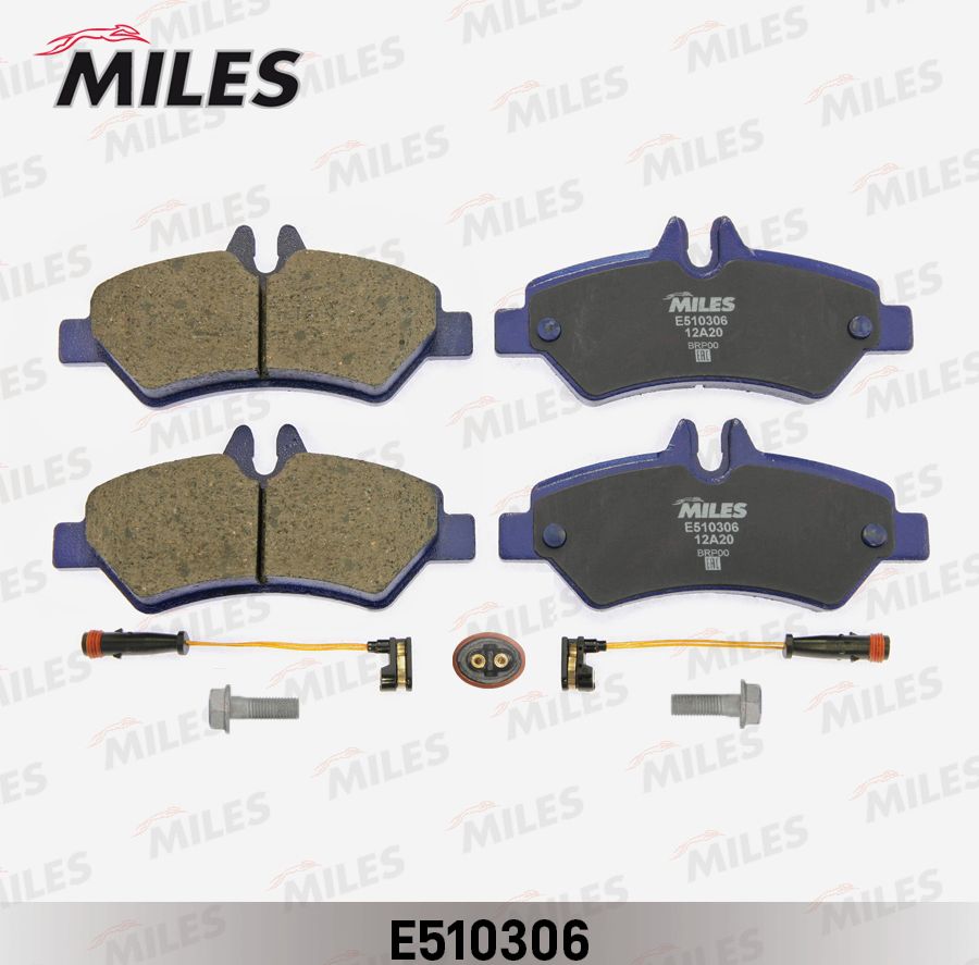Тормозные колодки Miles (Керамика). Артикул E510306