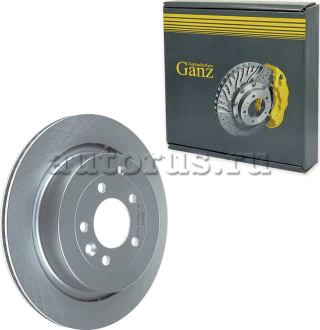 Диск тормозной задний (Ganz). Артикул GIJ06024