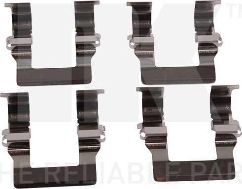 ПЛАСТИНЫ НАПРАВЛЯЮЩИЕ ТОРМ КОЛОДОК NK. Артикул 7930194