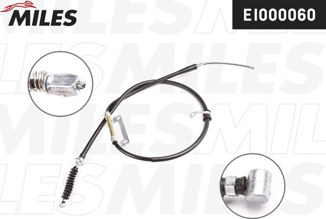 Трос ручника (тросик ручного тормоза) Miles. Артикул EI000060