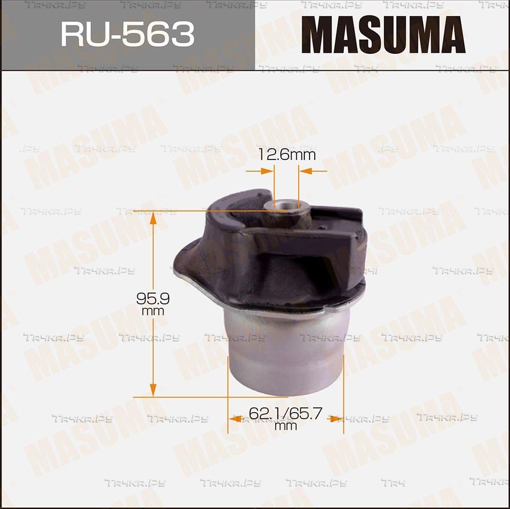 Сайлентблок заднего рычага подвески Masuma. Артикул RU-563
