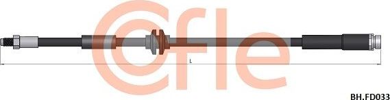 Тормозной шланг Cofle. Артикул 92.BH.FD033