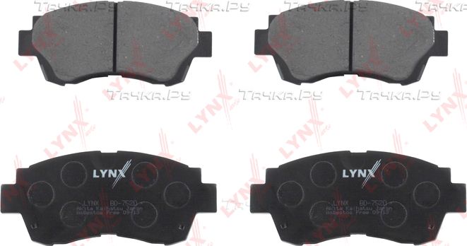 Тормозные колодки LYNXauto передние для Lexus ES I 1991-1996. Артикул BD-7520