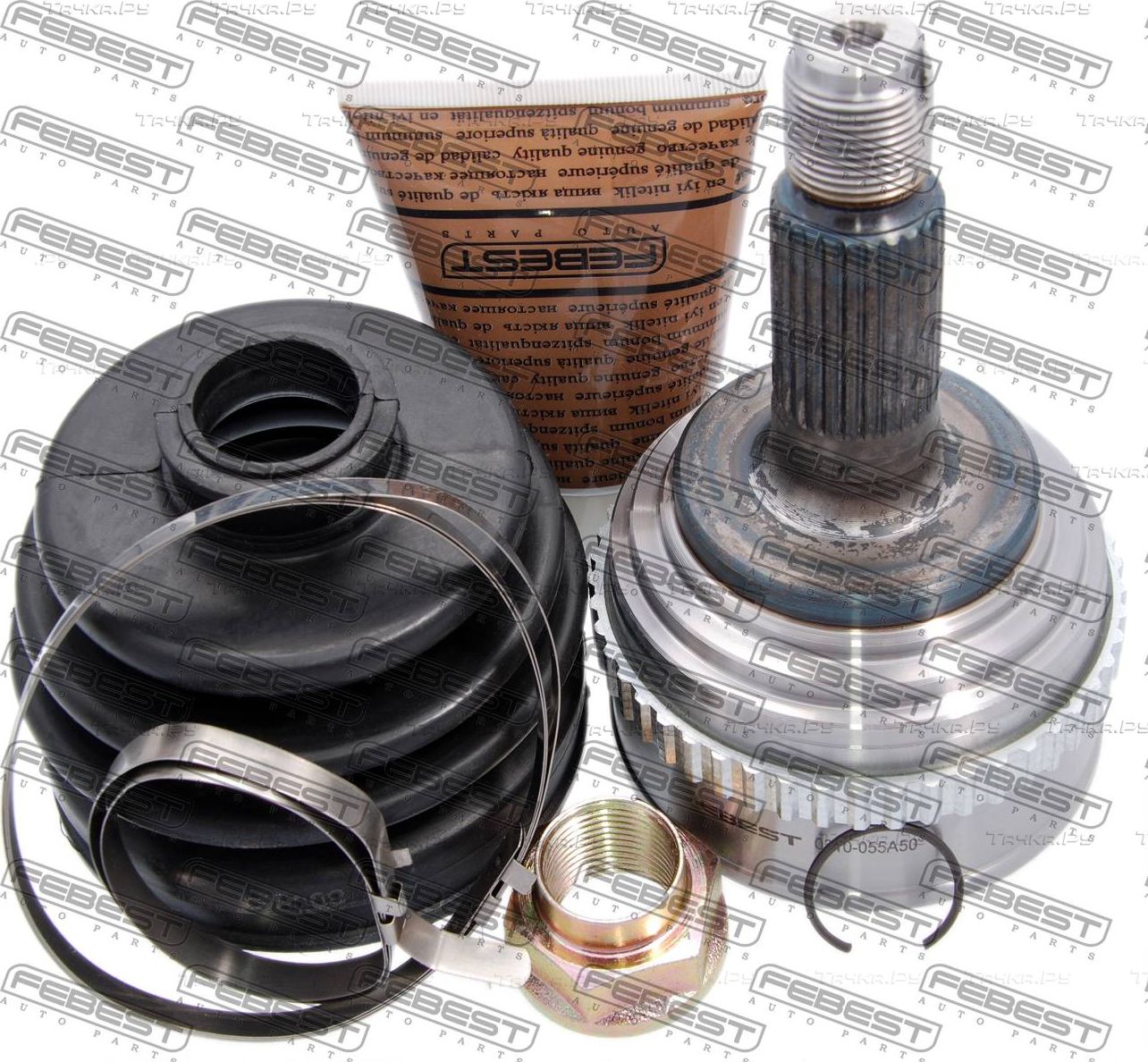 Шрус наружный (граната) Febest передний для Honda Integra IV 2002-2006. Артикул 0310-055A50