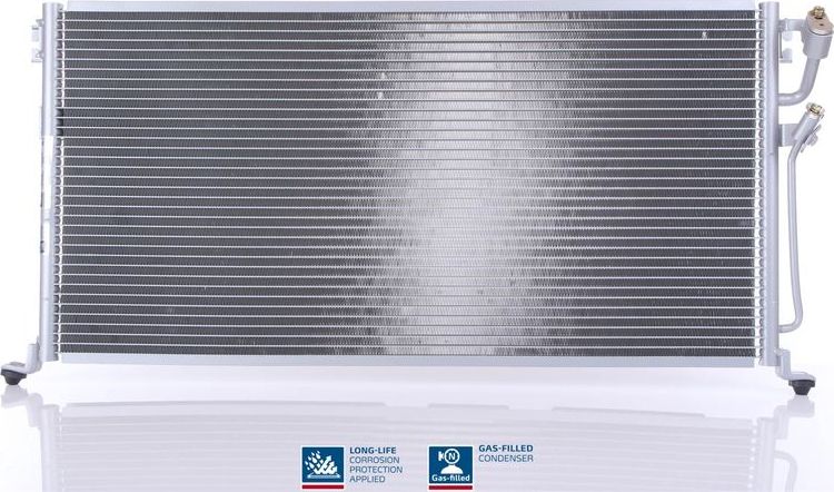 Радиатор кондиционера (конденсатор) Nissens (алюминий). Артикул 940439