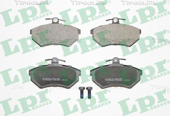 Тормозные колодки LPR передние для SEAT Ibiza II 1997-2000. Артикул 05P600