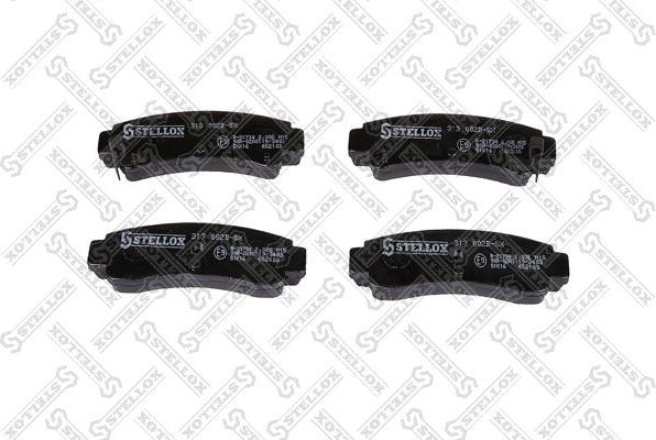 Тормозные колодки Stellox задние для Nissan Sunny B14 1990-2000. Артикул 313 002B-SX