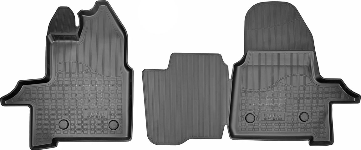 Коврики Норпласт (передняя пара) для салона Ford Transit 2021-2026. Артикул NPA11-C22-732