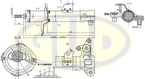 Амортизатор G.U.D.. Артикул GSA331015
