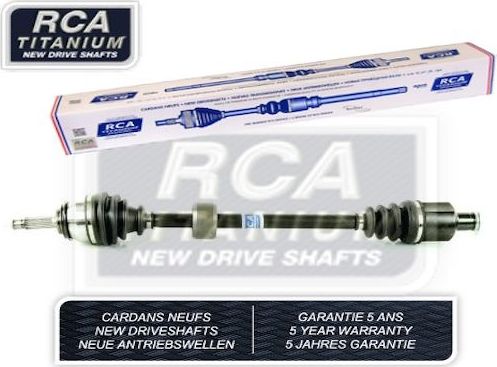 Полуось (привод в сборе, приводной вал) RCA FRANCE NEW DRIVESHAFT передняя правая для Dacia Logan II 2007-2026. Артикул DA301N