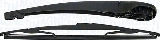 Поводок (рычаг) и щетка стеклоочистителя (дворника) Magneti Marelli. Артикул 000723180146