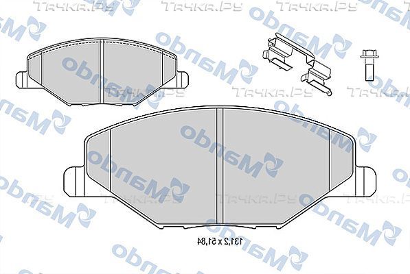 Тормозные колодки Mando. Артикул MBF015812