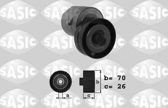 Натяжной ролик (натяжитель) приводного клинового зубчатого ремня Sasic. Артикул 1626090
