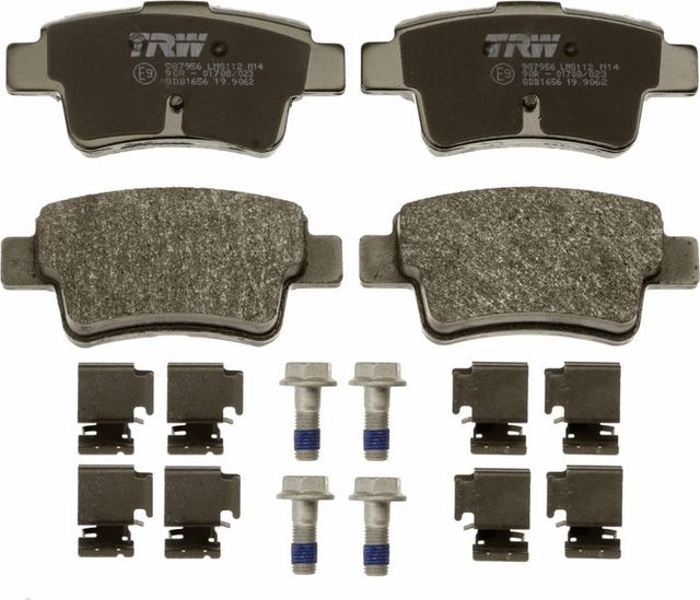 Тормозные колодки TRW задние для Fiat Grande Punto 2005-2012. Артикул GDB1656