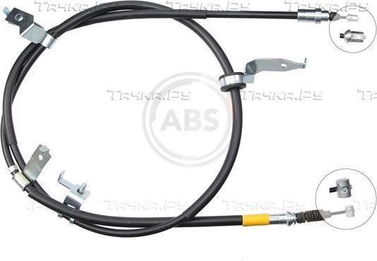 Трос ручника (тросик ручного тормоза) ABS. Артикул K15338